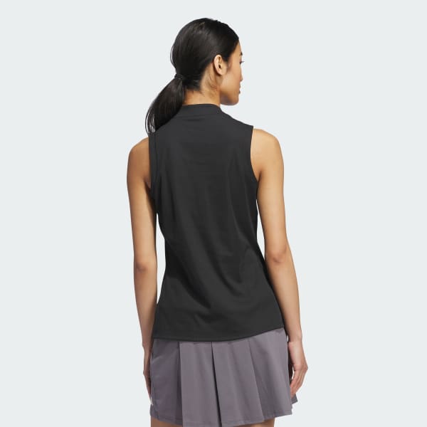 Black Ultimate365 Sleeveless Polo Shirt