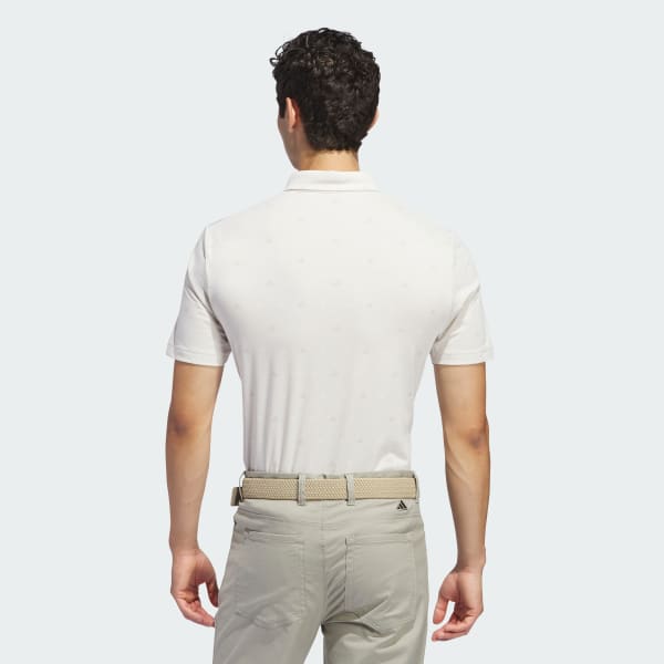Beige Go-To Mini-Crest Print Polo Shirt