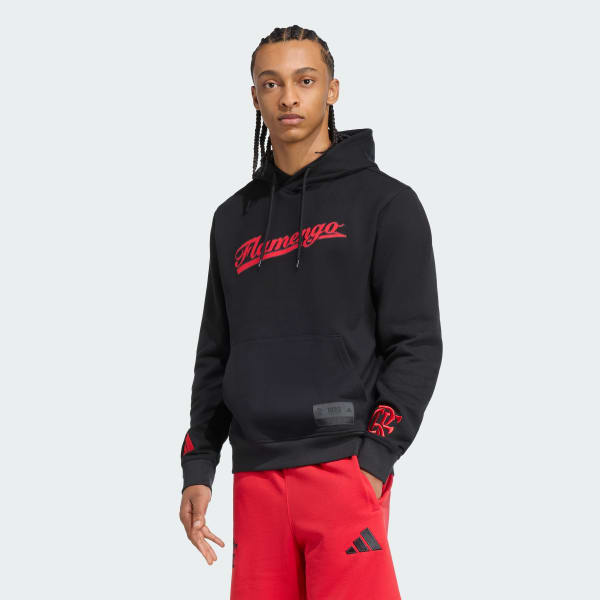 Preto Blusa Capuz CR Flamengo US Pack