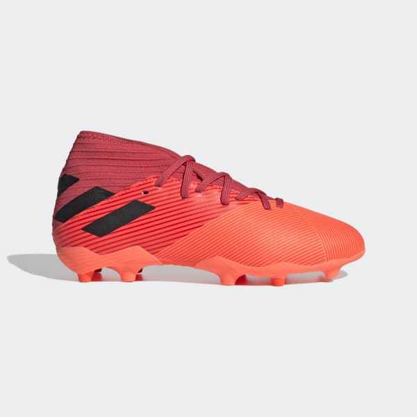 orange adidas boots