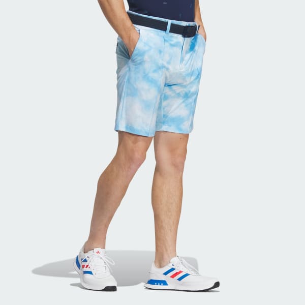 Blue Playgreen Allover Print Shorts