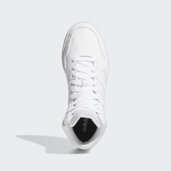wit Hoops 3.0 Mid Classic Schoenen