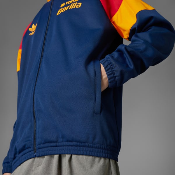 adidas AS Roma Bring Back 1993 Track Jacket - Blue | Free