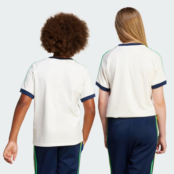 Blanco Camiseta 3 Rayas