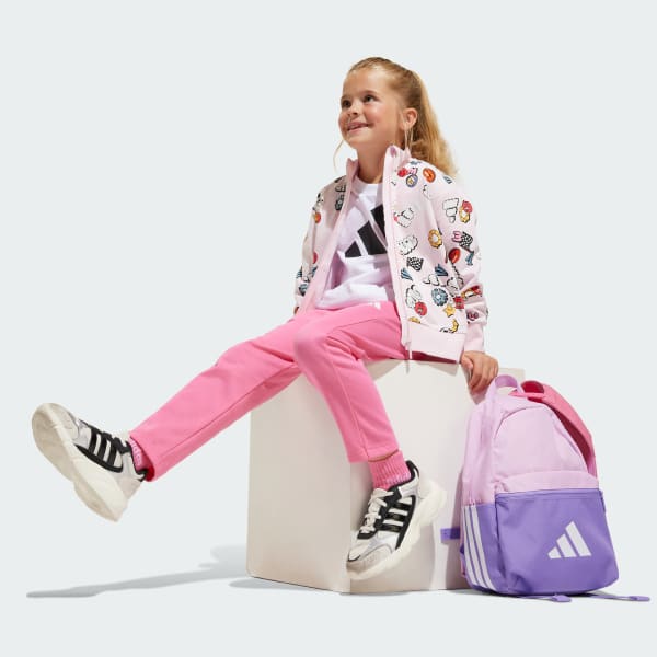 Pink Seasonal Essentials Fun Track Suit Kids