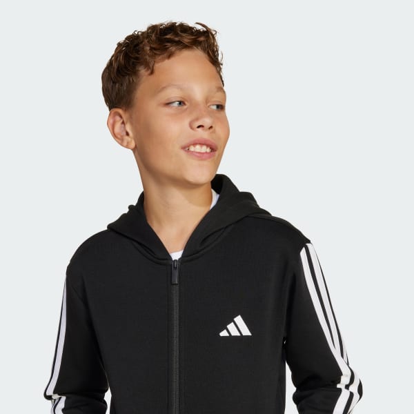 adidas Essentials Full-Zip Hoodie Kids Black adidas Philippines