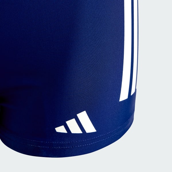 Azul Shorts de Natación 3 Tiras Niños