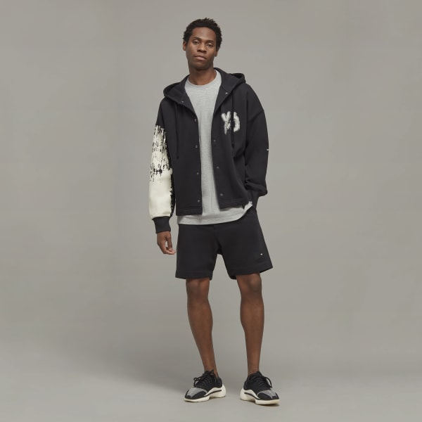 Schwarz Y-3 Organic Cotton Terry Shorts