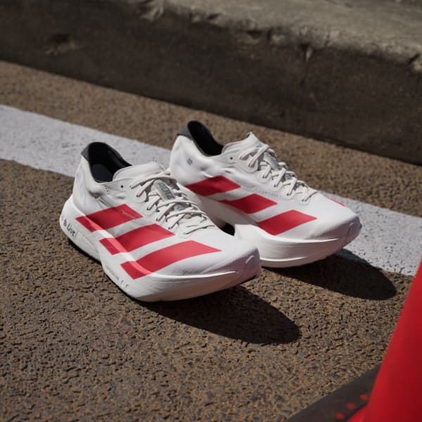 Blanc Chaussure Adizero Adios Pro 4