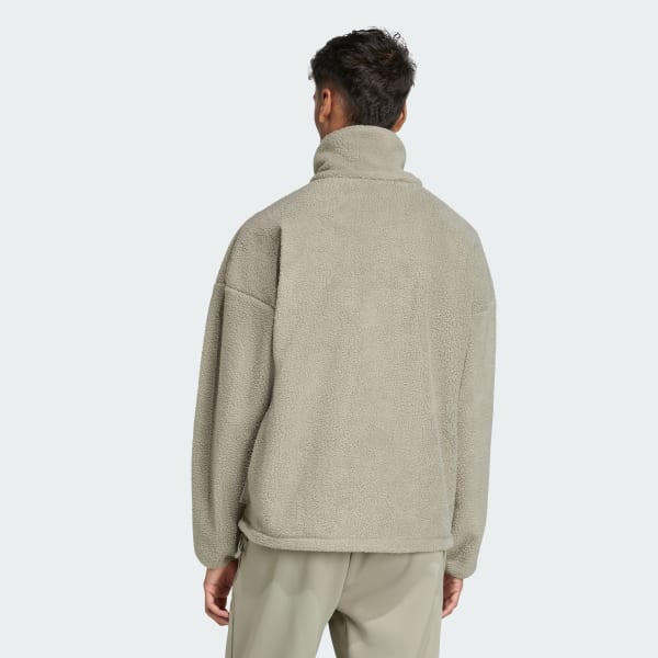 Πράσινο City Tech High Pile Fleece Full-Zip Μπουφάν