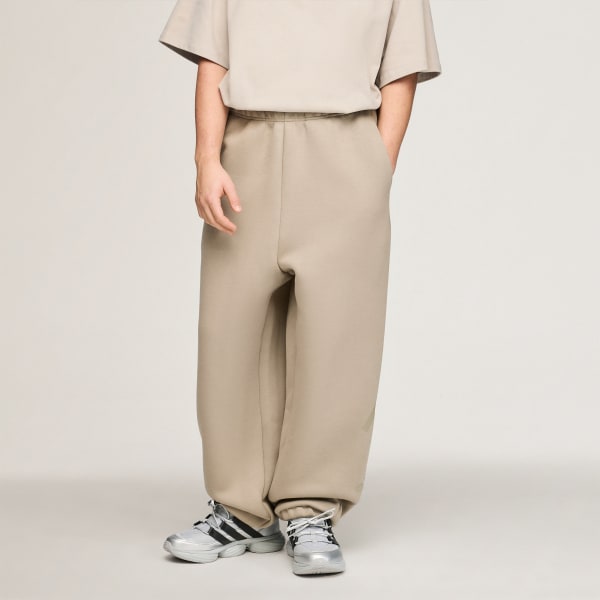 Beige adidas x entire studios Z.N.E. Pantaloni Uniform Knit