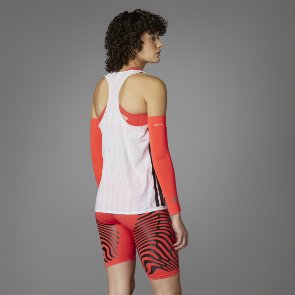 adidas アディゼロ シングレット ホワイト Lセット adidas アディゼロ シングレット ホワイト Lセット - メルカリ