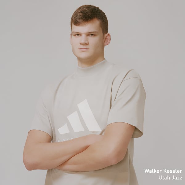 Gra adidas Basketball 001_ T-shirt