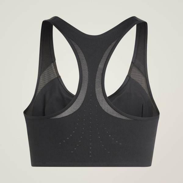 Black adidas by Stella McCartney TruePurpose Power Impact Training Medium-Support Bra