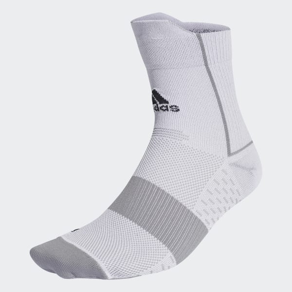 White Running Adizero Ultralight Quarter Performance Socks ELY91