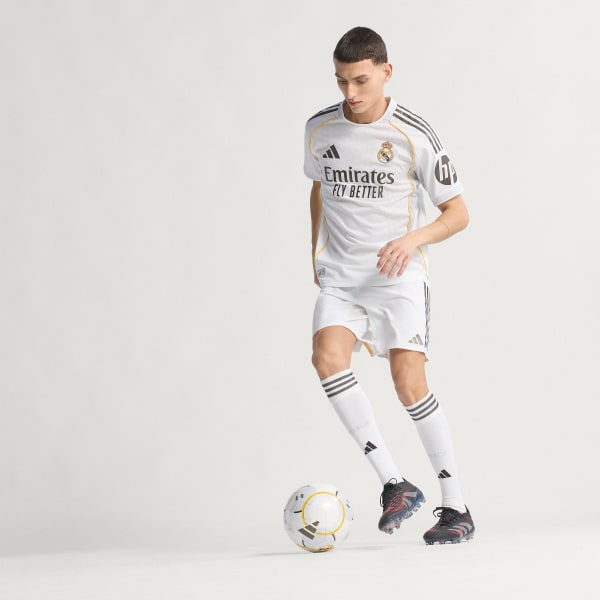 Blanco Camiseta de local auténtica del Real Madrid, temporada 2025/2026