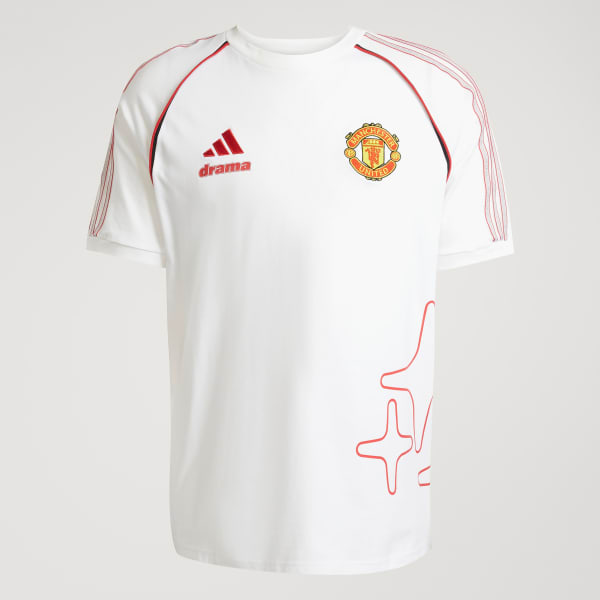 adidas Manchester United x Drama Call Tee - White | adidas Singapore