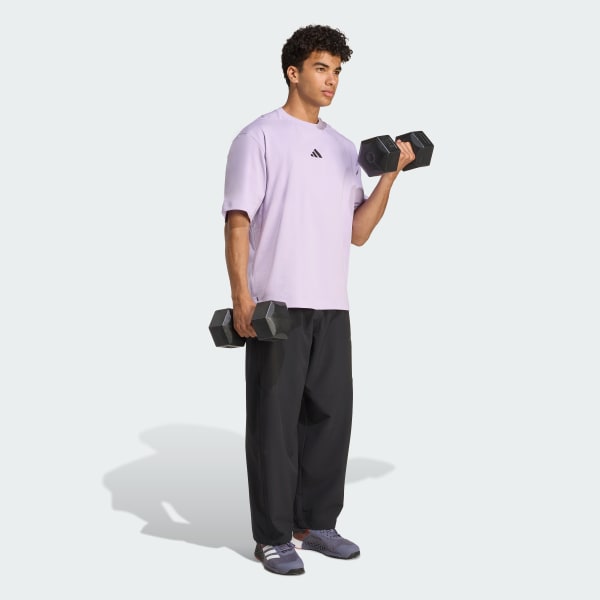 Fioletowy Koszulka PrimeLift Workout Oversize