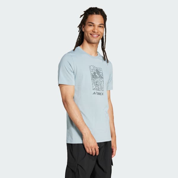 Gris T-shirt graphique Terrex