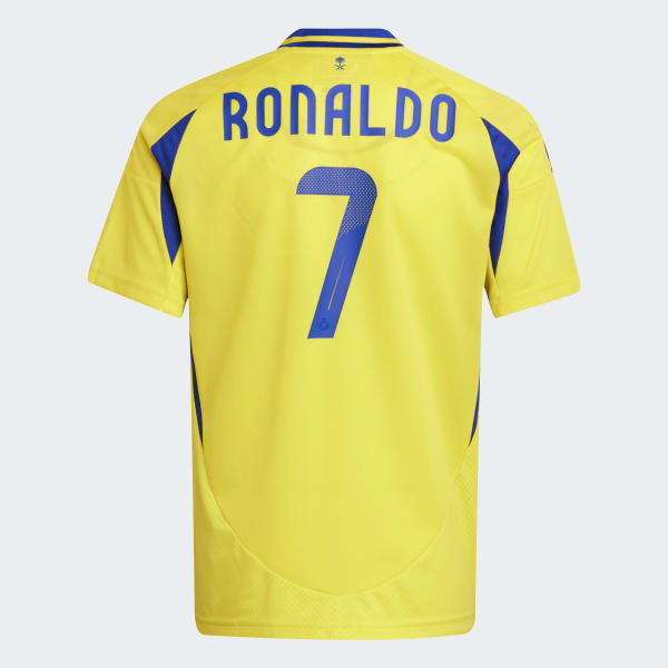 adidas Al Nassr FC 24 25 Ronaldo Home Jersey Kids Yellow adidas Singapore