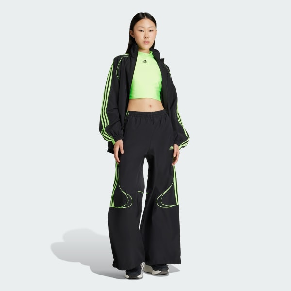 noir Teamgeist Adicolor Pantalon de survêtement tissé surdimensionné