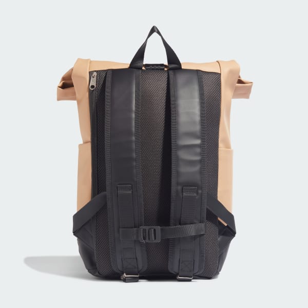 adidas Adicolor Advanced Roll-Top Backpack - Beige | adidas Deutschland