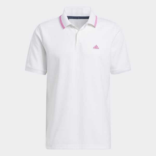 White Go-To Primegreen Pique Polo Shirt IZX08