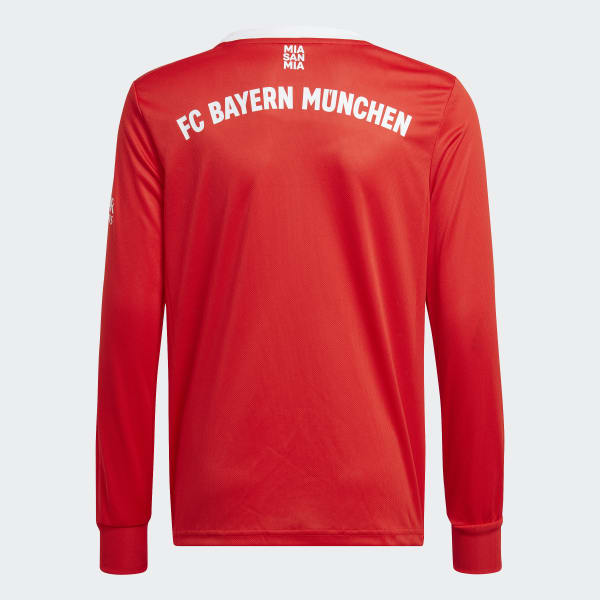 Κόκκινο FC Bayern 22/23 Long Sleeve Home Jersey