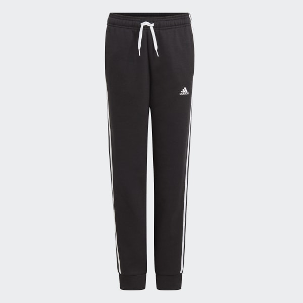 Black adidas Essentials 3-Stripes Pants