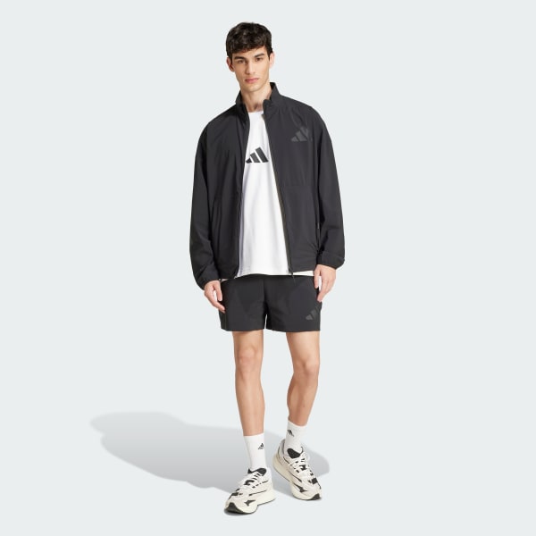 adidas Z.N.E. Woven Track Top - Black | Free Shipping with