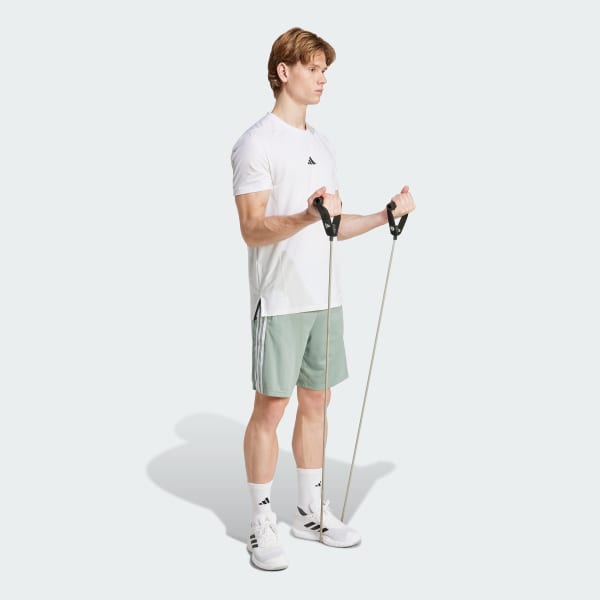 Hijau Celana Pendek Training Train Essentials Piqué 3-Stripes