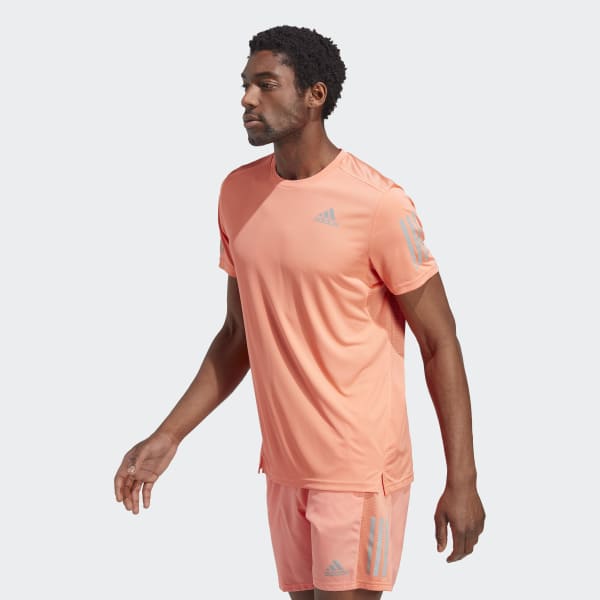 Emociónate Siete frontera adidas Own the Run Tee - Orange | Men's Running | adidas US