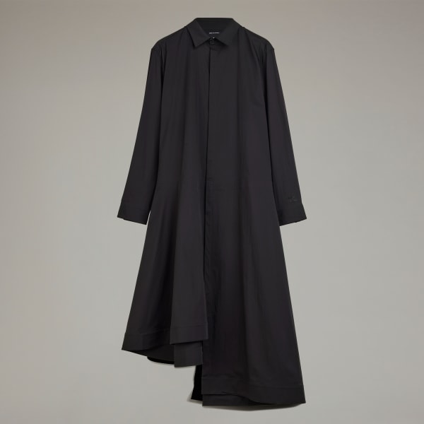 コート Y-3 SS25 SHIRT DRESS (JV5840 BLACK) Y-3 dress Shirt Dress black color JV5840 at PRM US