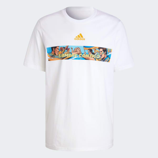 Blanco Playera Tigres UANL Seasonal Graphic