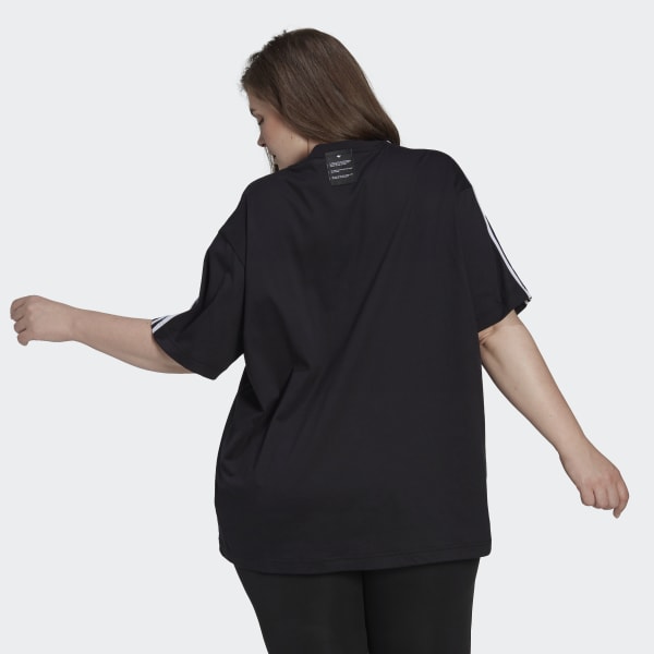 Schwarz T-Shirt – Große Größen ETW20