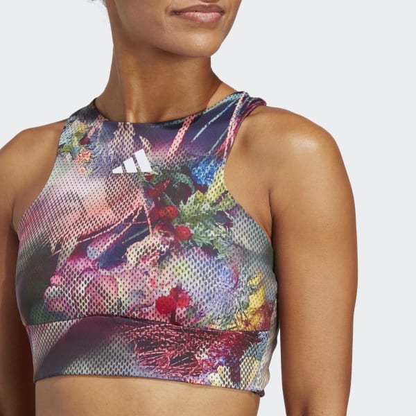 Multicolour Melbourne Tennis Crop Top