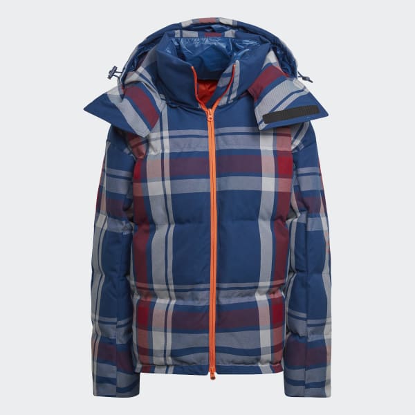 Blau adidas by Stella McCartney Mid-Length Padded Winterjacke