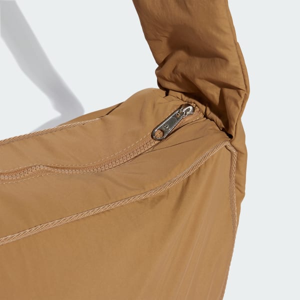 Brown Crossbody Bowling Bag