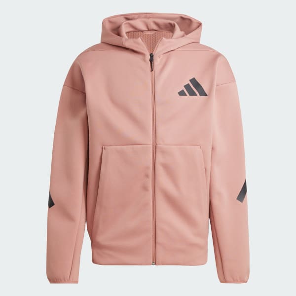 Adidas originals california full-zip hoodie rosa shop