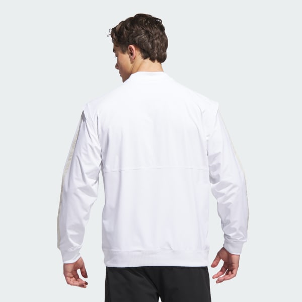 White Beyond The Course Twistweave Hybrid Loose 스웨트셔츠