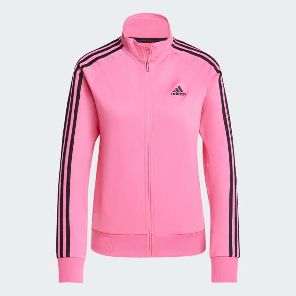 adidas womens Primegreen Essentials Warm-Up Slim 3-Stripes Track Jacket :  : Clothing, Shoes & Accessories