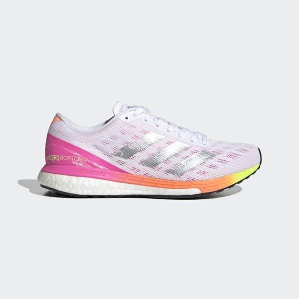 adidas Adizero Boston 9 Shoes - White 