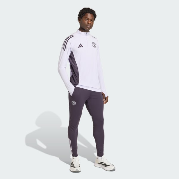 Fioletowy Spodnie Manchester United Tiro 25 Competition Training