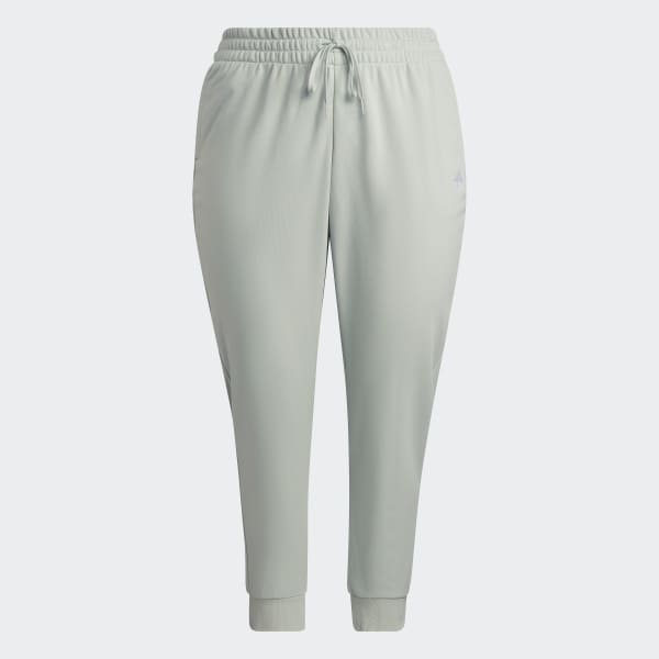 Groen Essentials French Terry Logo Broek (Grote Maat) ISA99