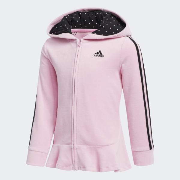 adidas Velour Hooded Jacket and Tights 