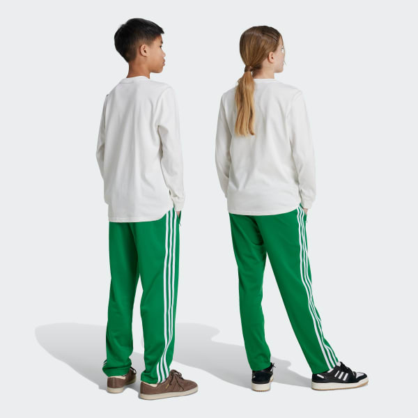adidas Adicolor Firebird Tracksuit Bottoms Kids Green adidas UK