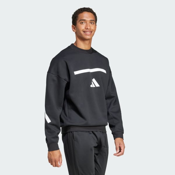 Noir Sweat-shirt New adidas Z.N.E.