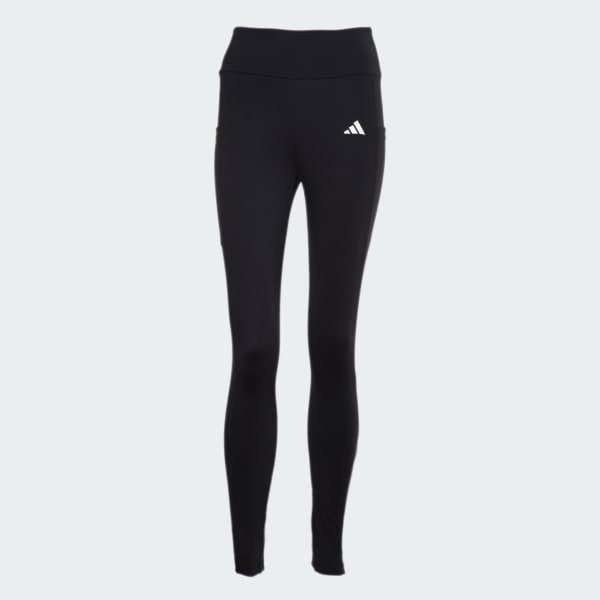 Preto Calça Legging 3 Listras Com Bolso