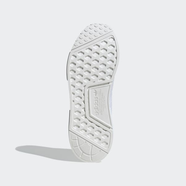 Weiss NMD_R1 Schuh