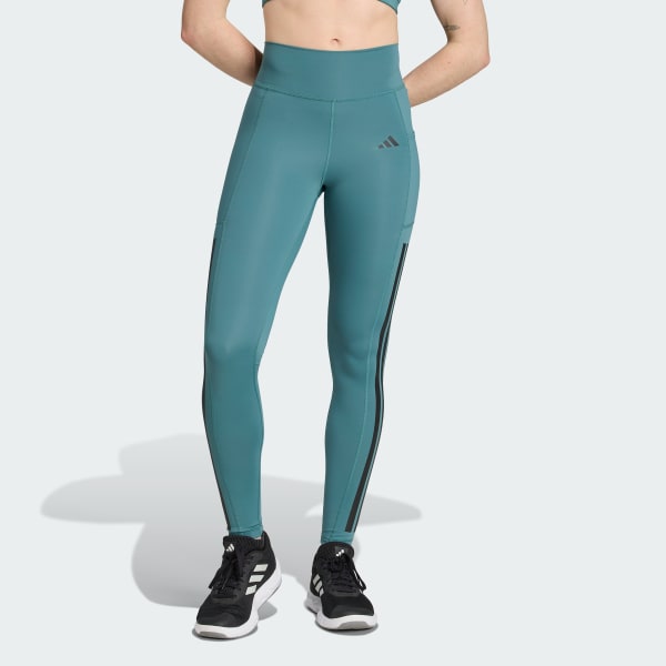 Vert Leggings longs Optimé à 3 bandes